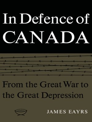 cover image of In Defence of Canada Volume I